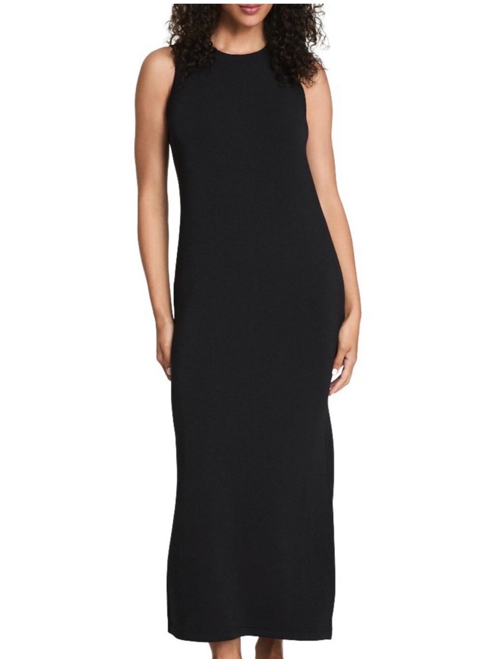 SPANX AirEssentials Sleeveless Maxi Dress in Black
